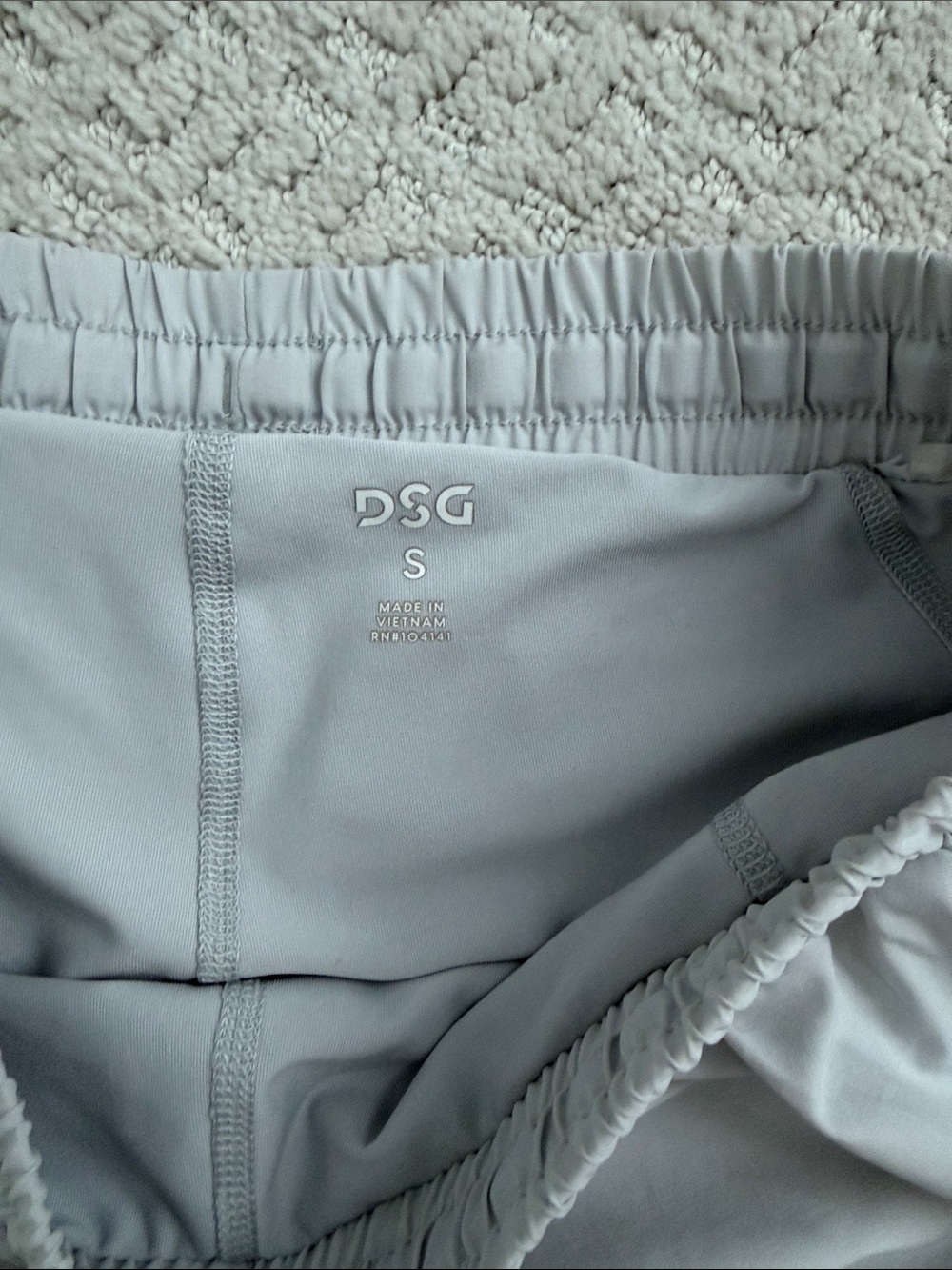 DSG Light Gray Women's Athletic Running Shorts - Picture 3 of 5